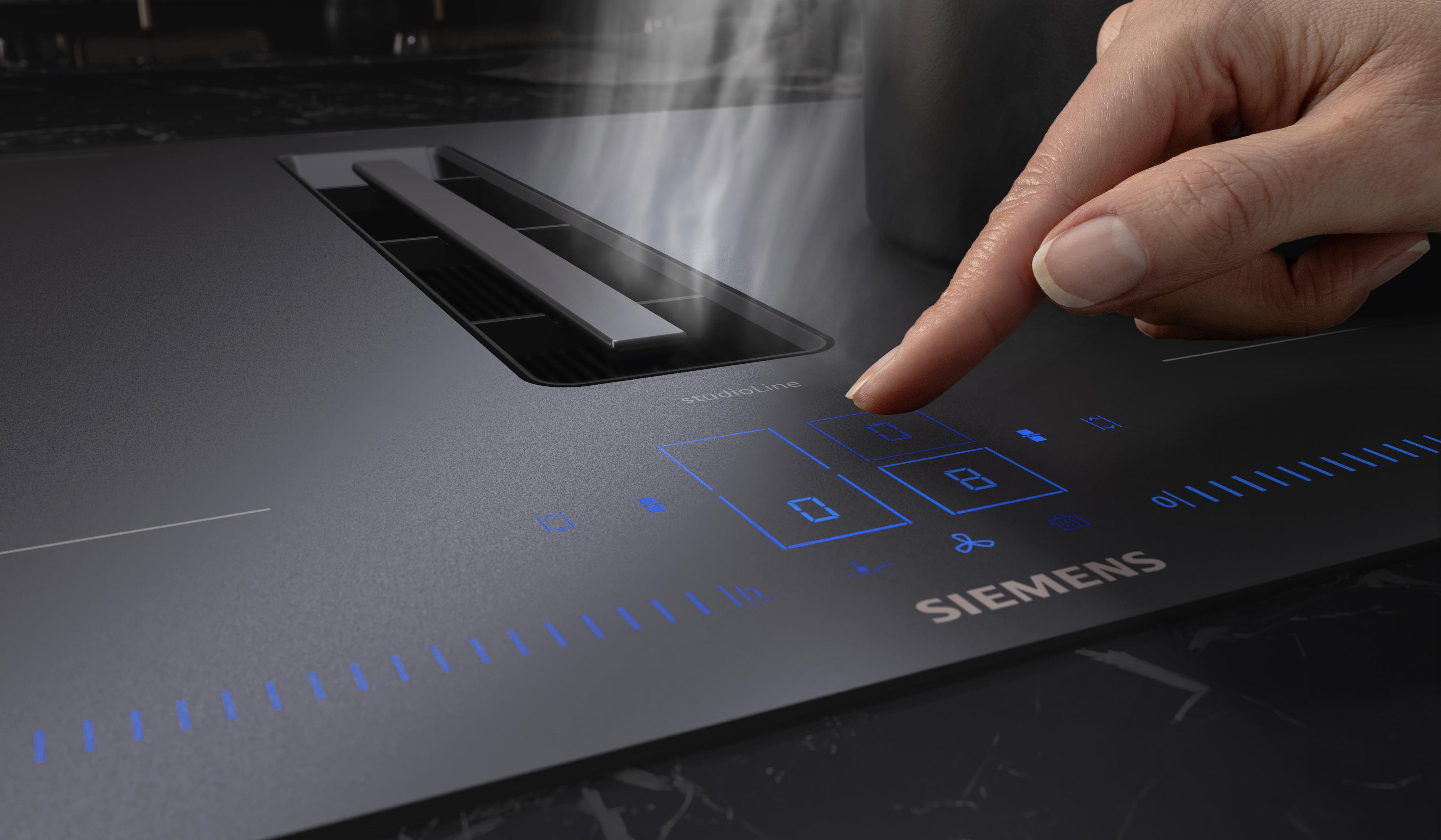 Siemens studioLine InductionAir Plus Matt Edition mit Kochfeldabzug oder ohne